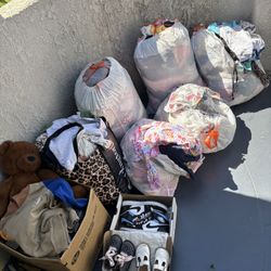 BAGS OF CLOTHES 