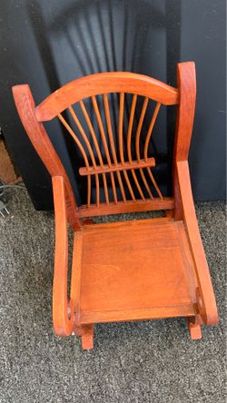 Doll wooden chair