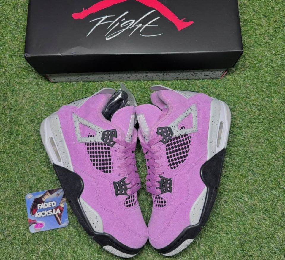 Jordan 4 Orchid