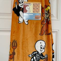 Casper Ghost Halloween Blanket