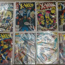 LOT 12 THE UNCANNY X-MEN MARVEL 255  MIDDLE DECEMBER; 311 APRIL;  301JUNE;  254 EARLY DECEMBER;  245 JUNE;  236 LATE DECEMBER; 269 OCTOBER;  277 JUNE;