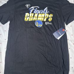 Golden State Warriors Fanatics 2022 NBA Finals Champions T-shirt w/Signatures LG