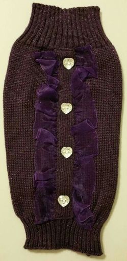 Purple Pet Sweater - Small