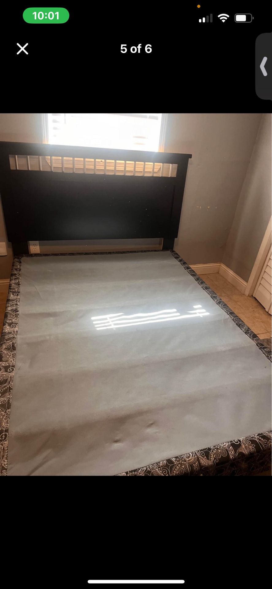 Queen Sz Bed Frame & Box Spring