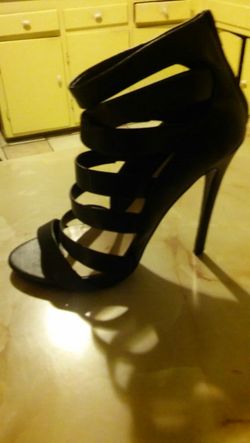 Black high heels