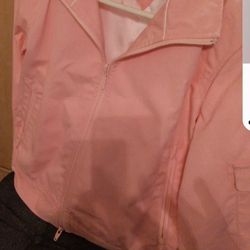 Pink Jacket Tommy H New Must See Zips Up In Perfect Condition 