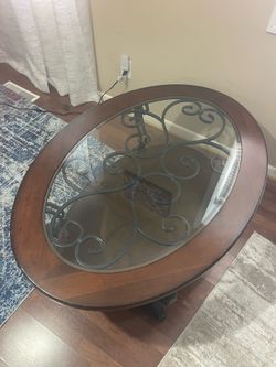 Glass Top Coffee Table