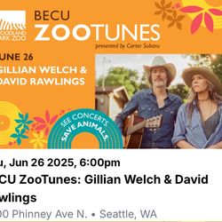 Gillian Welch - 6/26/2025 - Zootunes - Make an offer!