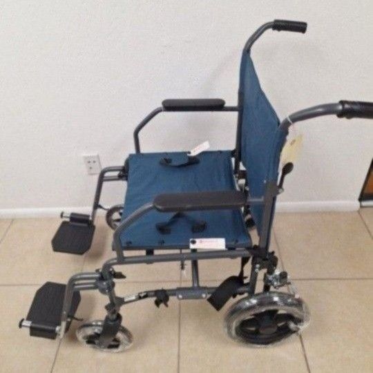 Durable Folding Steel Transport
Wheelchair