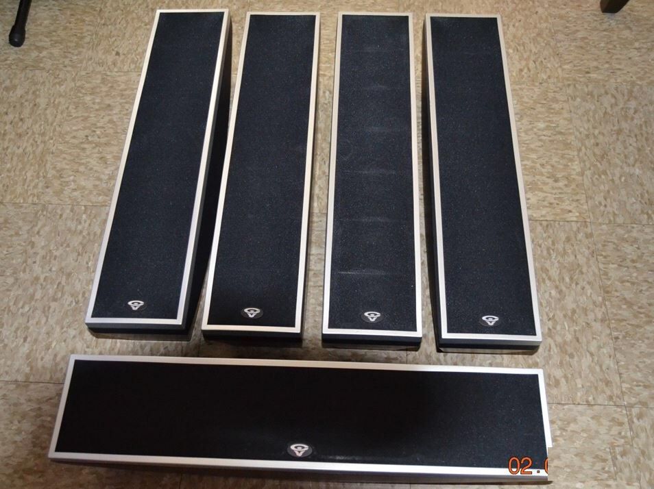 Cerwin Vega CVHD-63 Surround Satellite Speakers - Five (5) 100 Watt Speakers