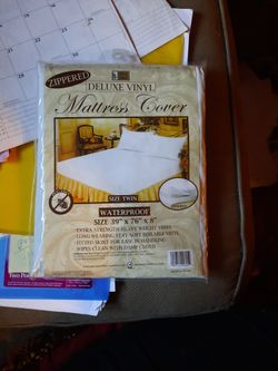 mattress cover twin never opened 