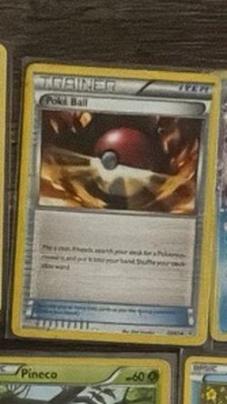 Poke Ball Pokemon Trainer Card