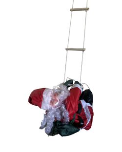 Climbing Santa Hanging Christmas Decoration