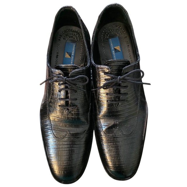 Men's GIorgio Brutini Oxford Lace-Up Dress Shoes Size 14M Black #210071