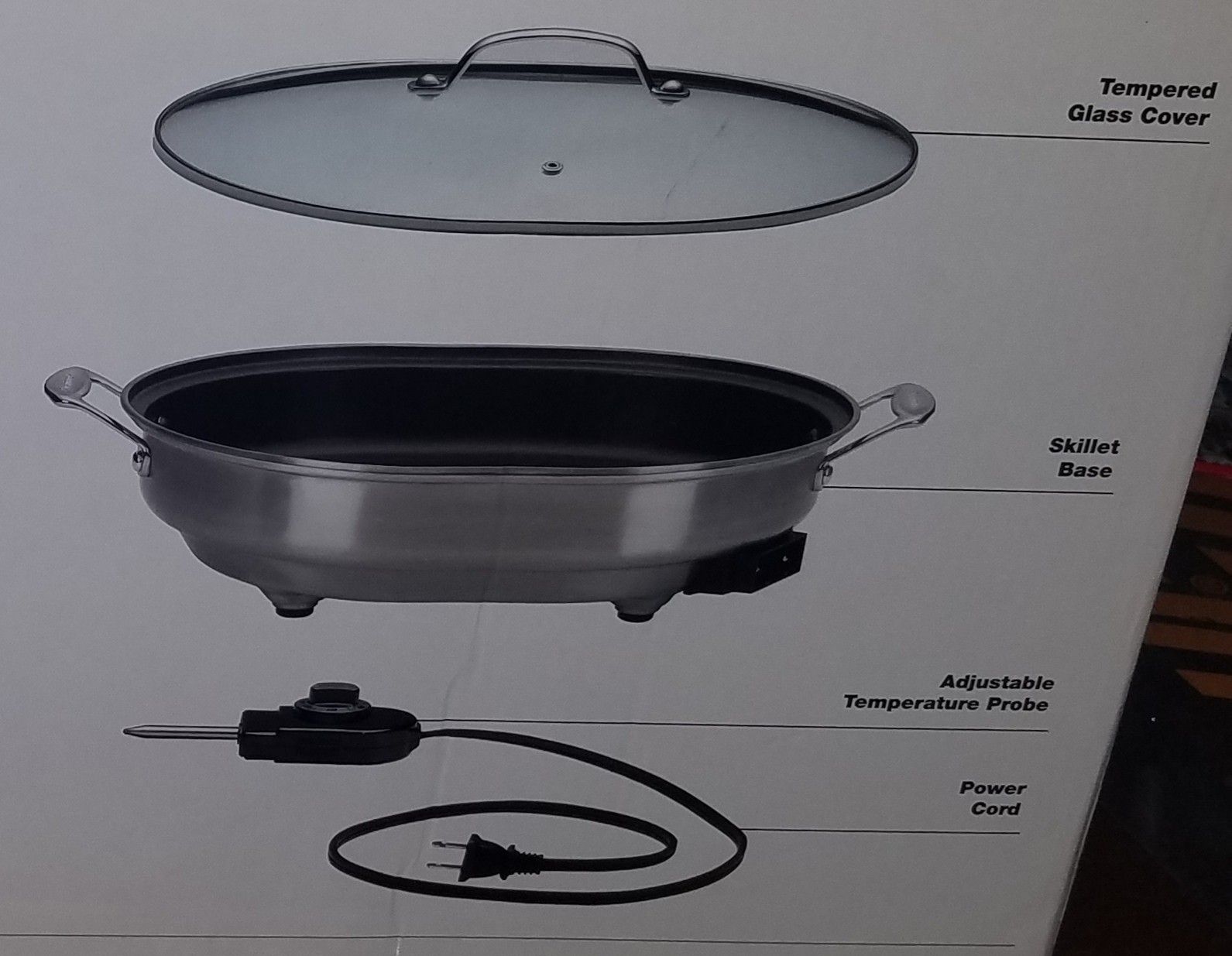 NEW! Cuisinart CSK150 Nonstick Oval Electric Skillet for Sale in