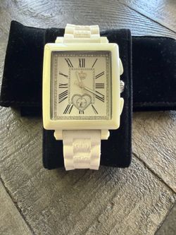 Juicy Couture White Silicone Watch