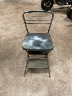 Antique Cosco stool/ step ladder