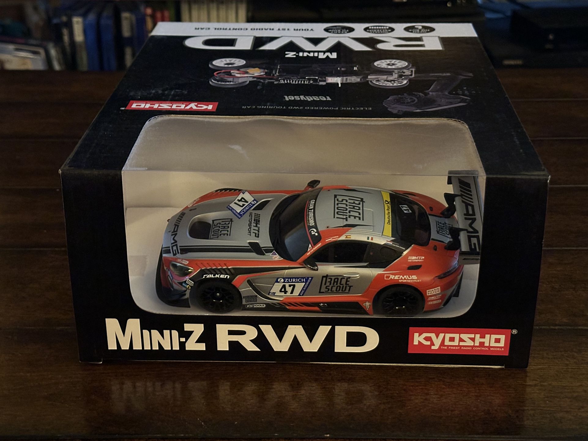 Kyosho Mini Z RWD, Mercedes Benz No 47, Brand New in the box, never opened.  $220