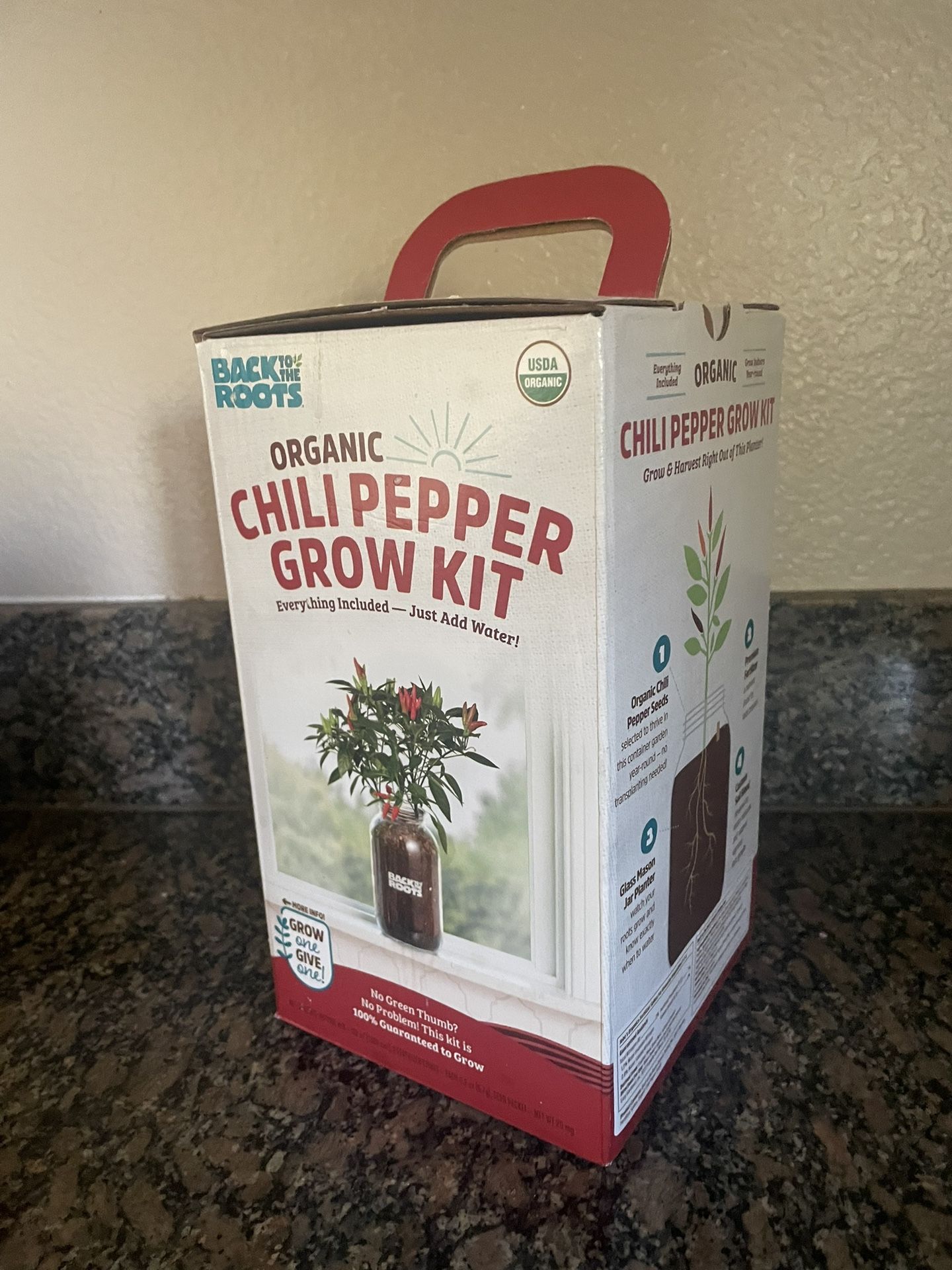 Organic Chili Pepper Grow Kit Plant