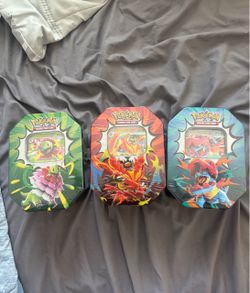 Pokemon Ascended Heroes Tins (Set of 3) Sealed