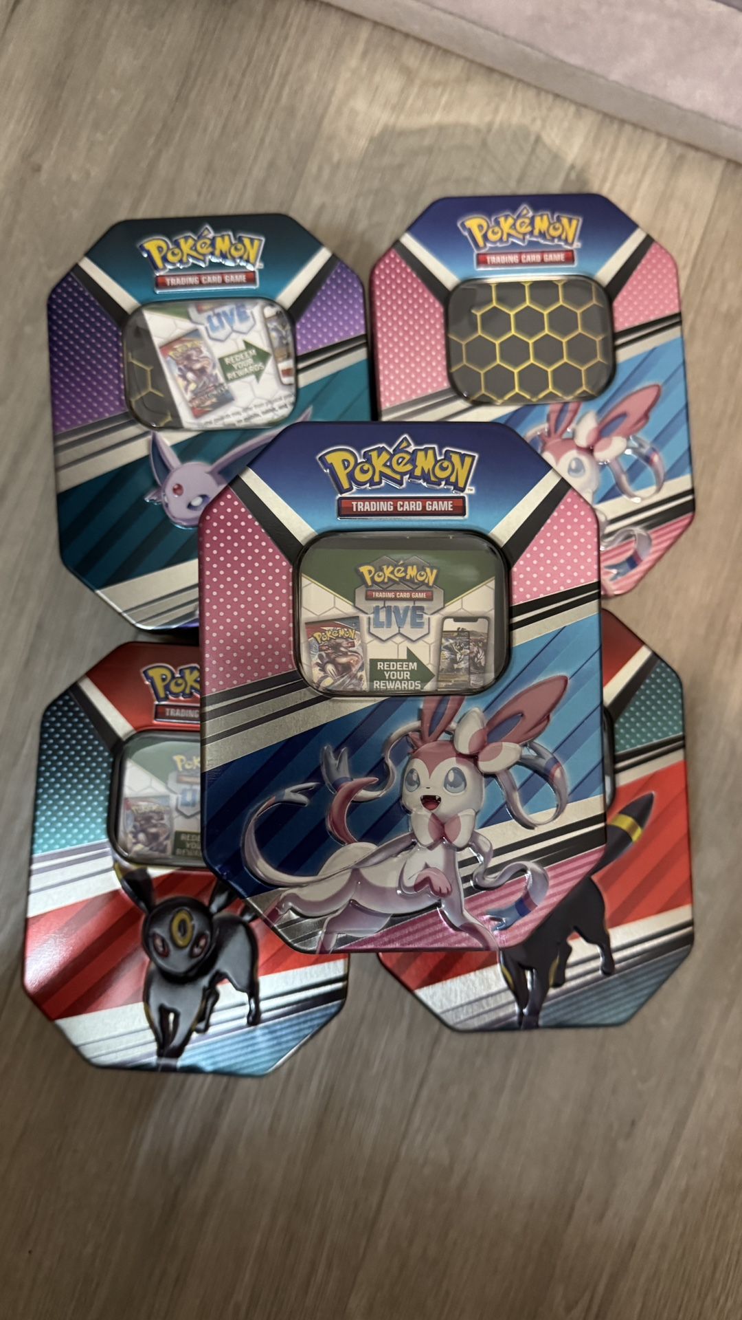 Pokemon Empty Tins Strikers