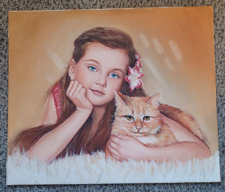 Original Oil Portrait 