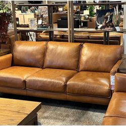Italian Leather Sofa 