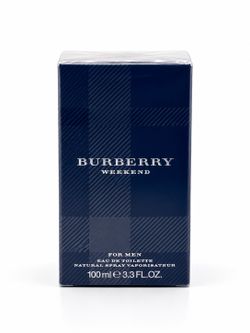 * Burberry Weekend for Men EDT – BIG BOTTLE – 3.3 oz (100 mL) – New & Sealed
