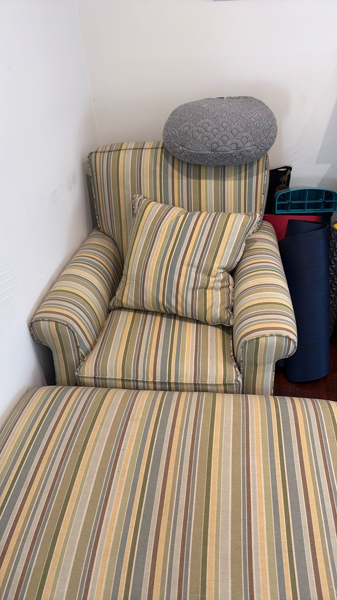 Armchair and Ottoman