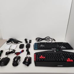 Gaming Keyboards and Mouse Lot
