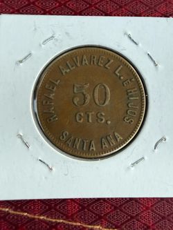 El Salvador, ficha de finca 50 centavos departamento de Santa Ana