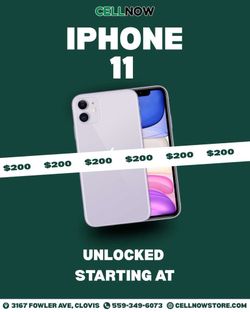 iPhone 11 Unlocked ‼️