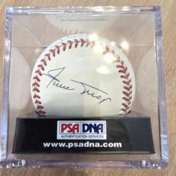 Willie Mays & Hank Aaron Autographed Baseball