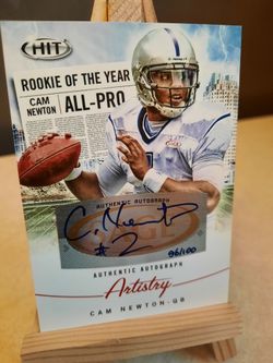 Cam Newton Rookie Autograph