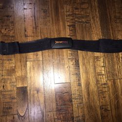 Orange theory “OTBEAT” heart rate monitor and chest strap.