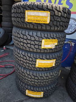 265 70 17 Groundspeed tires Con 50,000 millas de Garantía