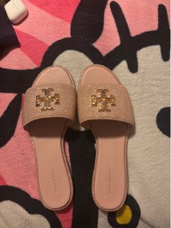 Tory Burch Crystal Slide Sandals