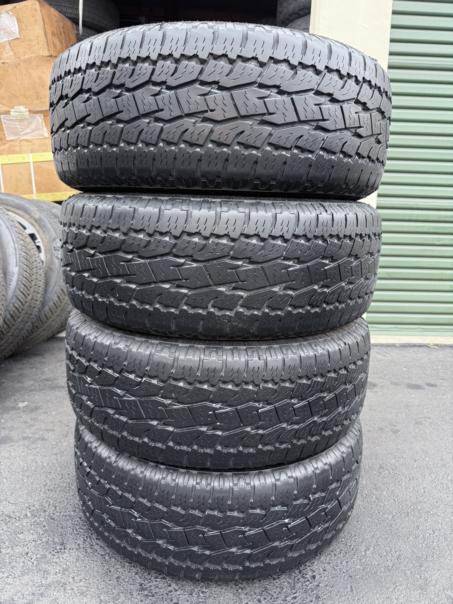 (4) 265/65R17 Toyo All Terrain