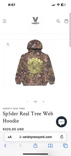 Sp5der Real Tree Web Hoodie