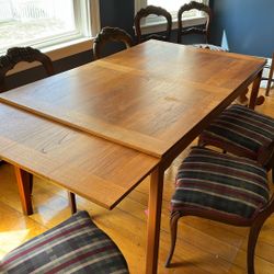 Teak Drop Leaf Dining Table
