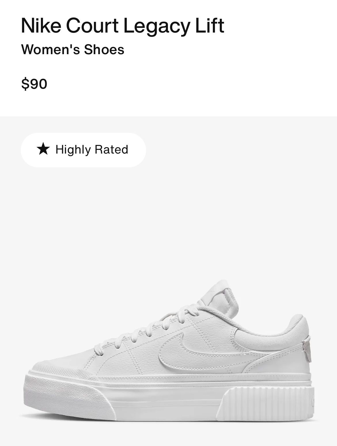 Nike Court Legacy Lift