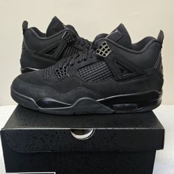 Air Jordan 4 Retro Black Cat - Men's Size 11.5M