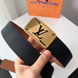 Louis Vuitton Black/Brown Belt New 