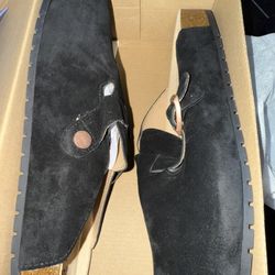 Black Replica Birkenstocks 