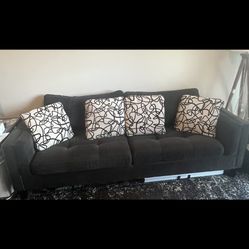 Sofa w accent pillows (pickup only, Negotiable)