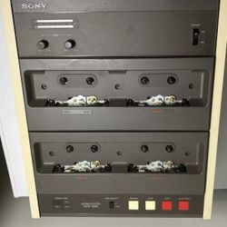 Vintage Sony Audio Cassette Duplicator Model CCP-1300 16x Speed