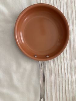 Red Copper Ceramic Nonstick Frying Pan