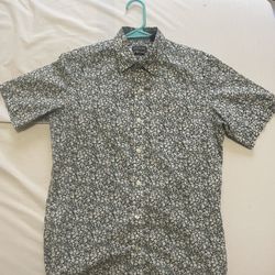 Boys Floral Dress Shirt