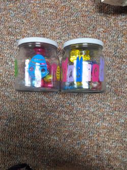 Brand New Storage Jars For Easter