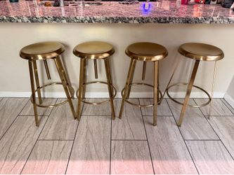 Gold Metal Barstools